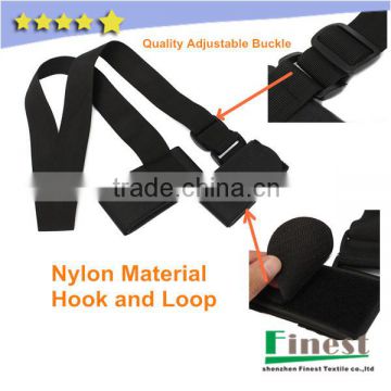 Adjustable Hook and Loop Strap Ski Carrier