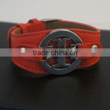 High Quality fashion leather bracelet jewelry,MOQ 2ps per stye