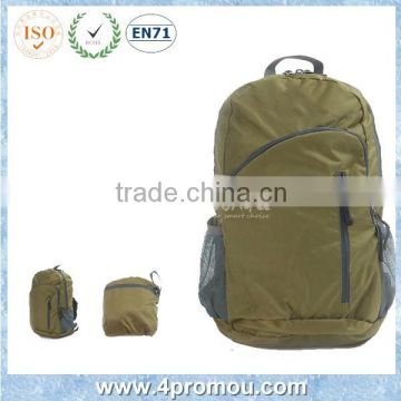 Wholesale custom fold up backpack
