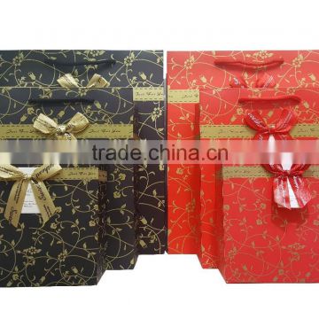 Assorted hotstamp gift paper bag for wedding party