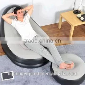 Inflatable Flocked PVC Chair and Sofa
