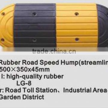rubber road speed-limited bump