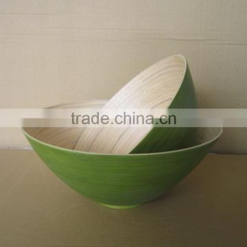 Fresh color bamboo bowl made in Vietnam
