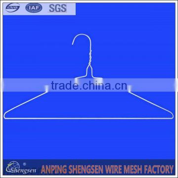 16" 1.9mm white power wire hangers for Laundry