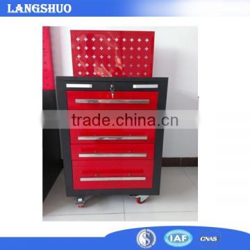 With pegboard trolley small box tool box roller cabinet