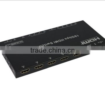 New Arrival VOXLINK Black 2.0 4*1 4K 60HZ HDMI Switcher US