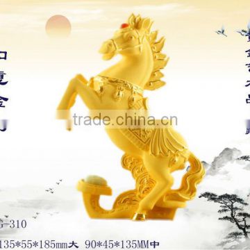 New design 24k gold plated luck horse Figurine decoration