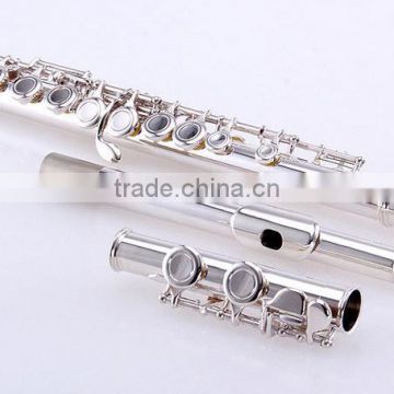 16 closed holes C key metal flute