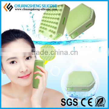 Cheapest silicone face clean brush, soft good feeling brush