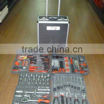 black and sliver trolley 188pcs combination hand tools kit