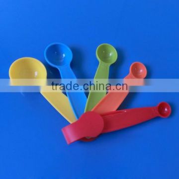 5 pcs colorful plastic measuring spoon