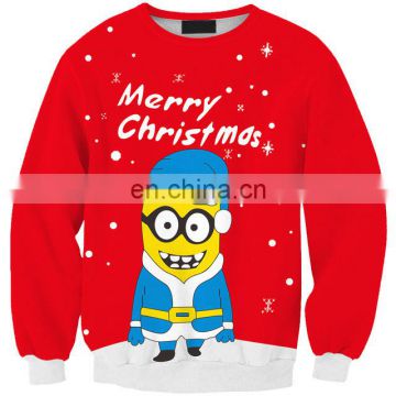 wholesale Christmas sweatshirts -Fashion christmas winter wool knitted jacquard hot selling sweat shirt