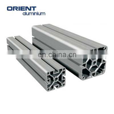 Custom Length Aluminum Profile 6063 T5 modular aluminium extrusion profile