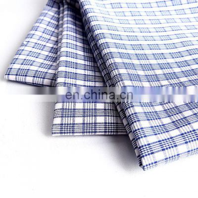 Eco-friendly TC plaid yarn dyed fabric polyester and cotton checked poplin fabric shirt dress skirt fabric
