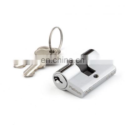 High Security Door Lock Cylinder with Double Lines Pins and Zigzag, Security Card to Copy Keys