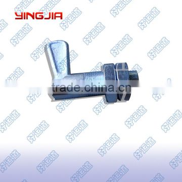 02408 Spring pin latch door bolt locking pin with nuts