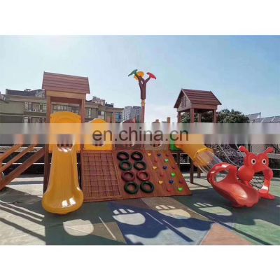Wooden playground equipment for playground outdoor wood