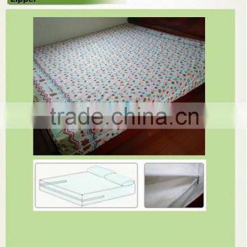 fitted sheet,bed cover with zipper,waterproof bed sheet