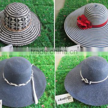Wholesale lady summer sun straw hat