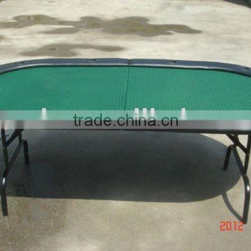 7ft Texas Holdem Folding Poker Table with High Speed Cloth