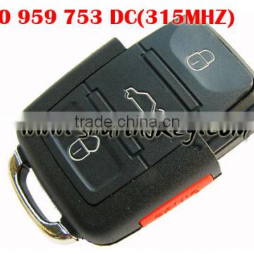 Best quality 3 Button Remote (1J0 959 753 DC 315MHZ) for vw