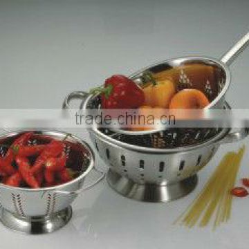 Stainless steel colander/colador