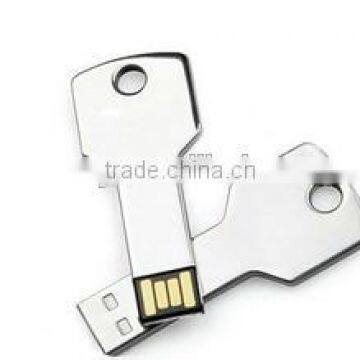 high speed 2.0 usb flash drives,metal key shaped usb flash drive, logo printig for free usb key