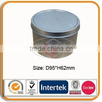 Round Plain Metal Gift Tin Box