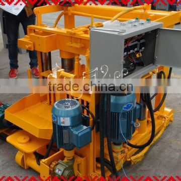 QT40-3A Movable Egg Laying manual compressed earth block machine