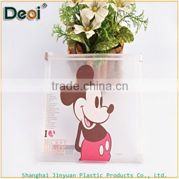 stationery OEM factory and customized decorative pp plastic file holder bag