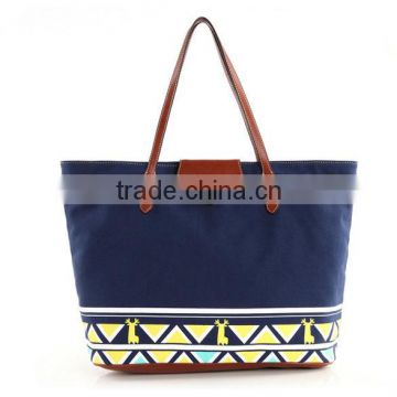 ladies and pretty wholesale canvas shopping bag