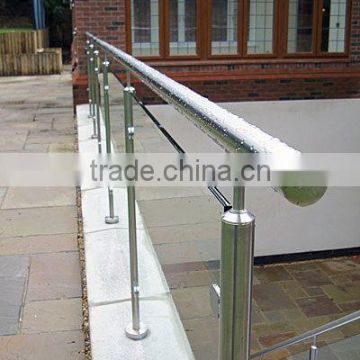 stainless steel handrail balustrade post apartment balcony railing