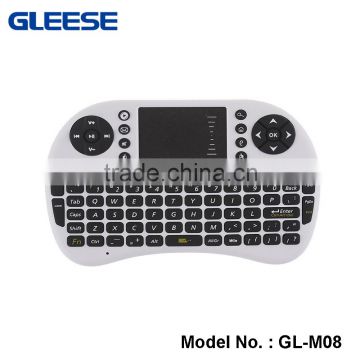 Dongguan Gleese cheapest 2.4g handheld mini usb keyboard for android