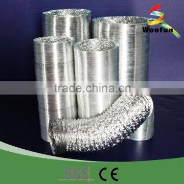 Round flexible duct aluminum foil ventilation duct