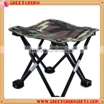 Promotional Army Green Outdoor Portable Metal Camp Chair for Fishing