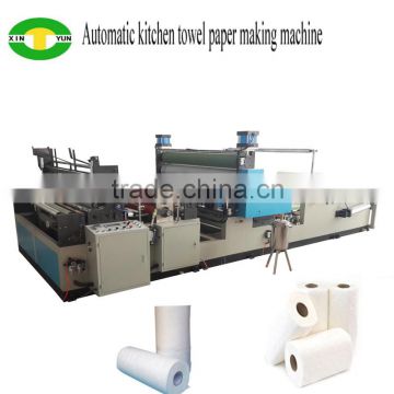 Embossing Kitchen Towel Roll Paper Making Machine
