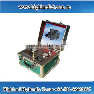 Highland high quality Chinese Portable Hydraulic Tester hydraulic oil flow meter