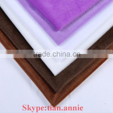 100% polyester colored velboa velvet fabric upholstery fabric colored fabric High quallity
