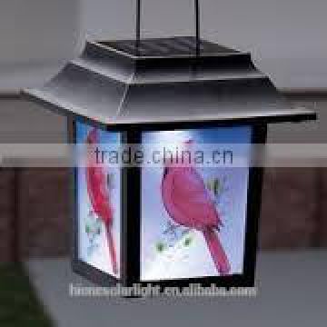 Miles Kimball Cardinal Solar Lantern Stake