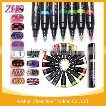 16 Color Nail Art Pen Painting Polish Dot Drawing UV Gel Design Manicure Acrylic Paint Beauty Tools Decorations