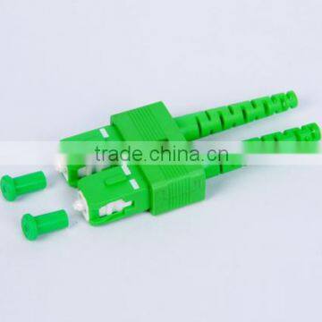 Single Mode Duplex Connector SC/APC with Ferrule and 3.0mm Diameter Boot