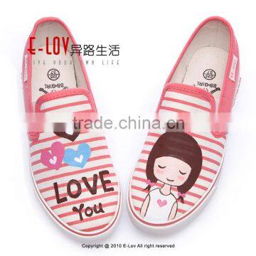 NO.WT005LHot sales high quality china women casual shoes canvas