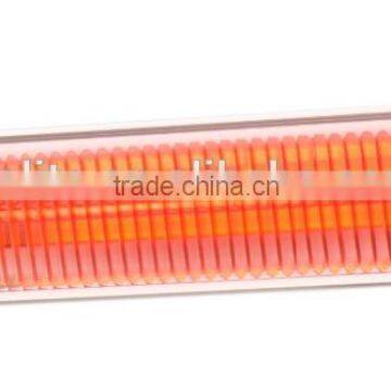 Low glare 2000W electric infrared Heater with 80% reduction invisible light
