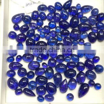 # AMZZ Natural Multi Shape Cabochons Loose Gemstone Tanzanite