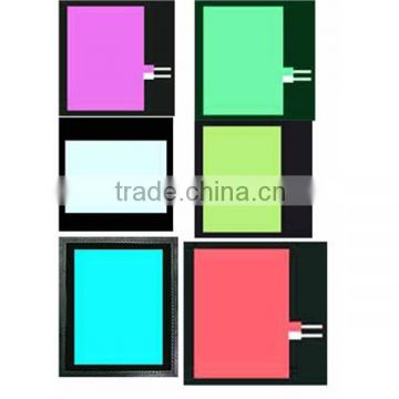 high quality el glowing backlight,el backlight panel, El sheet different size is available