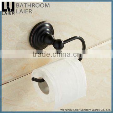 Grooming European Style One Hand Zinc Alloy ORB Bathroom Accessories Wall Mounted Toilet Paper Holder