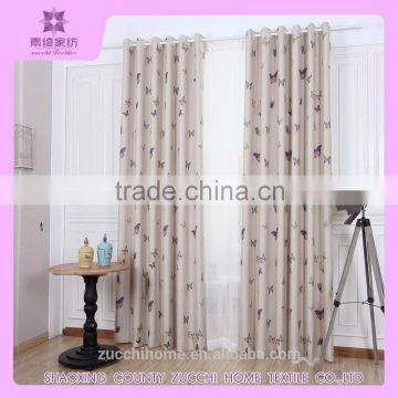 luxury 2016 America style 100% polyester printing Blackout window curtain