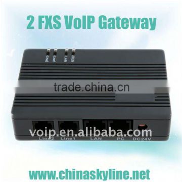 HT-922T suport fax, 2 fxs port voip ata gateway/sip ata gateway