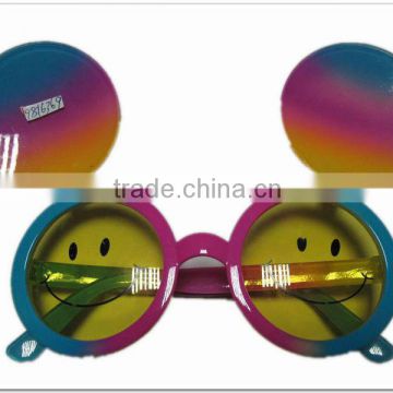 2015 new design colorful party sunglasses