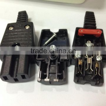 IEC c13 female connector plug, industrial plug & socket, c13 plug adapters
